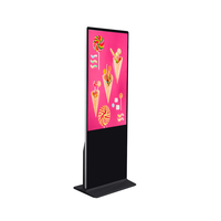 Écran numérique Lcd tactile infrarouge 10 Points, taille personnalisée, Machine de publicité numérique sur pied pour Station