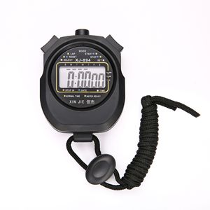 Cronómetro deportivo de mano digital resistente al agua con pantalla LCD, agarre ergonómico y cuerda duradera para una sincronización precisa - Product Image 2