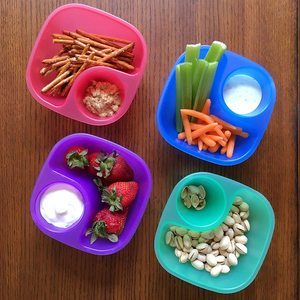 Wholesale Round <b>Plastic</b> <b>Bowls</b> Reusable Snack Soup <b>Cereal</b> Milk Divided <b>Plastic</b> <b>Bowl</b> - Product Image 5