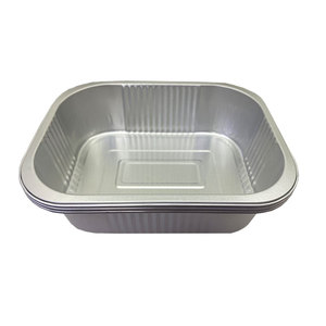 OEM LOGO 230ml Aluminum <strong>Foil</strong> Container Half Size <strong>Sheet</strong> <strong>Pan</strong> for Food Industry Packing - Product Image 6