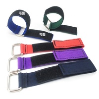 Sangle de force de taille personnalisée, attaches de câble, ceinture réglable et réutilisable, sangle avec boucle et crochet