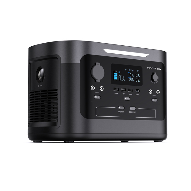 Lithium Battery Multiple Output Ports Portable Power Station Solar Generator for Laptop
