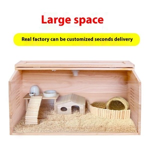 Rắn gỗ nhà vật nuôi với nút đóng cửa nhiệt độ không đổi gà lutin chăn nuôi cảnh quan lồng cho <span class=keywords><strong>hamster</strong></span> cho phòng khách - Product Image 5