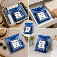 Pochette de protection pour vêtements en PVC imprimée sur mesure de haute qualité, sac en plastique imperméable pour vêtements, fermeture éclair, anti-poussière, réutilisable, écologique