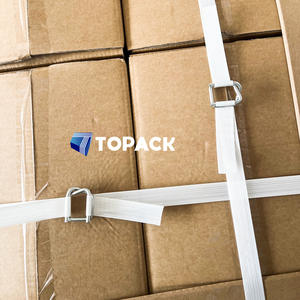 Hebillas de Alambre Galvanizado para Flejes de Cordón Compuesto de Poliéster, Correas de Embalaje para Palés, 13mm 16mm 19mm 25mm 32mm - Product Image 4