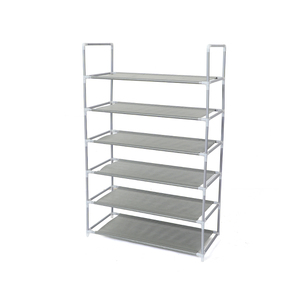 Strumento di stoccaggio scarpiera con più strati di ferro leggero moderno tipo di pavimento Design - Product Image 5