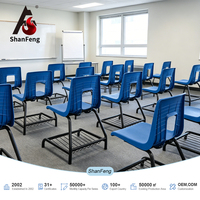 Chaise de bureau moderne à dossier haut pour étudiants, petites chaises colorées pour l'apprentissage des enfants en classe, sièges pour enfants en classe, sièges d'étudiant