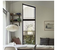 Ventanas de Aluminio de Piso a Techo a Medida, Ventanas Panorámicas Fijas de Gran Tamaño para Proyectos de Renovación de Villas