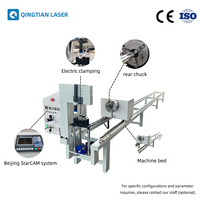 Machine de découpe de tubes en acier inoxydable, découpeuse laser CNC à fibre avec rail de guidage HIWIN, haute productivité