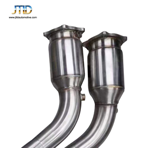 JTLD ระบบไอเสียผู้ผลิต,ท่อระบายอากาศสำหรับ <span class=keywords><strong>Porsche</strong></span> <span class=keywords><strong>Cayenne</strong></span> <span class=keywords><strong>Gts</strong></span> V8 958 4.8L <span class=keywords><strong>2013</strong></span> Downpipe - Product Image 3