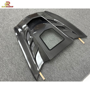 KR-1 stile lucido fibra di carbonio cofano anteriore <span class=keywords><strong>auto</strong></span> con vetro per Chevrolet <span class=keywords><strong>Corvette</strong></span> C7 Z06 carbonio cofano <span class=keywords><strong>auto</strong></span> kit di copertura del motore <span class=keywords><strong>auto</strong></span> - Product Image 6
