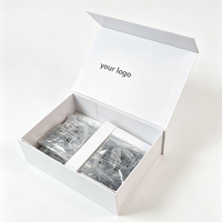 Étui de rangement de luxe personnalisé pour aligneurs dentaires avec miroir et insert en papier pour emballage de bretelles dentaires – Vente en gros