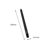 Goupille de positionnement pour l'installation d'étanchéité d'huile étendue, en acier au carbone 45, phosphatée noire, outil de réparation fileté