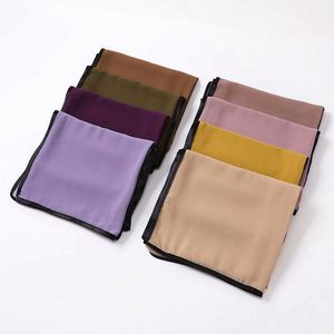 Écharpe en mousseline de soie douce et respirante pour femmes, hijab musulman islamique, abaya toutes saisons - Product Image 1