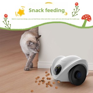 Robot Inteligente para Alimentación <span class=keywords><strong>de</strong></span> Mascotas, Cámara Móvil para Toda la Casa, Monitoreo Remoto Inalámbrico, Audio Bidireccional, Visión Nocturna - Product Image 3