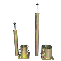 Martillos y moldes estándar Procter de 4 y 6 pulgadas para experimentos de compactación de suelos con máquina CBR