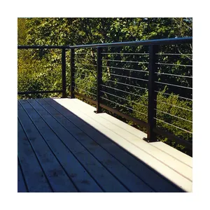 Ringhiera in filo metallico Swage Outdoor acciaio inossidabile 316 ringhiera per corrimano per balcone disegni serie di cavi ringhiera balaustra veranda