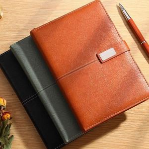 Carnet en cuir PU A5 personnalisé avec logo, agenda professionnel, journal promotionnel pour entreprise - Product Image 1