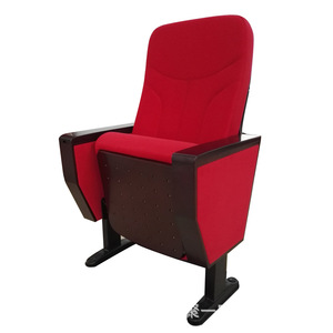 Silla de Teatro Reversible Roja con Color Personalizable y Reposabrazos para Auditorio y Sala de Conciertos - Product Image 4