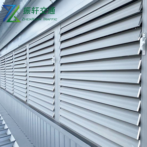 Sự riêng tư cửa chớp nhôm cửa chớp nhà sản xuất tùy chỉnh Hợp kim nhôm bên ngoài tường louvers - Product Image 1