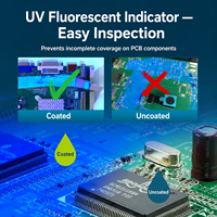 Recubrimiento Conformal de Poliuretano SIRNICE CA4002, Indicador Fluorescente UV, Protección de PCB, Automotriz, Nueva Energía, RoHS, UL94, Venta al Por Mayor