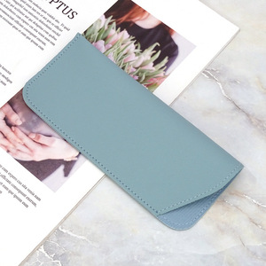 New PU Kính đọc sách trường hợp da dao cạnh kính Túi nghiêng kính mát da Pouch dày kính trường hợp da - Product Image 4