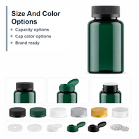 Bouteille de 300 ml en PET de qualité alimentaire avec bouchon de sécurité pour compléments alimentaires et médicaments, personnalisable