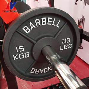 Disques de musculation professionnels 20 <span class=keywords><strong>KG</strong></span>, disques de <span class=keywords><strong>50</strong></span> mm, accessoires de gym, plaques de poids en fer pour haltères de 2,5 à 45 LB - Product Image 2