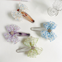 Nouvelle conception Pince à cheveux en maille florale d'été, motif alligator, avec perles et cristaux, pince griffe banane grande taille 11 cm