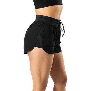 Shorts d'été basiques pour femme, couleur unie, shorts pour femme, exercice en plein air, double couche, shorts de sport pour femme - Product Image 1