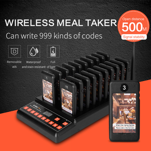 KSXQ20 <strong>Wireless</strong> Smart Pager Restaurant Queue Restaurant Equipments Transceiver Queuing System Pager - Product Image 3