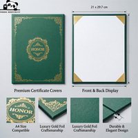 Porte-documents en carton format A4 avec logo personnalisé, pour diplôme, certificat, licence, licence en ligne, dossier de diplôme, couverture de diplôme, dossier de certificat, qualité supérieure