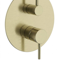 Ensemble de mitigeur de douche encastré en acier inoxydable 316 de qualité marine supérieure, résistant à la corrosion, kit de douche pluie pour salle de bain