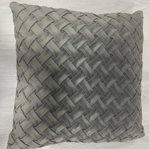Prim kadife kare yastık örtüsü lüks doku erik Polyester ev kullanımı için gizli fermuar ile lüks dikiş - Product Image 1
