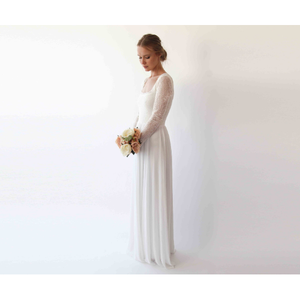 Abito da sposa con scollo quadrato # 1231 - Product Image 3