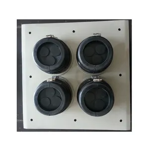 FBCES412 feeder cable power coaxial cable entry clamp system with 4 ports 12 holes high quality