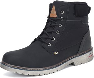 Zapatos de Montaña Unisex, Cálidos, Impermeables, de Cuero Patentado, Resistentes y Ligeros para Senderismo al Aire Libre en Otoño/Invierno - Product Image 1