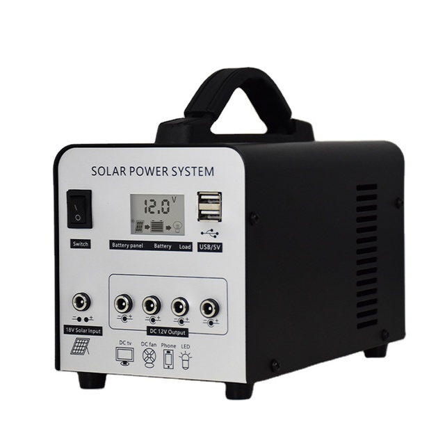 Wholesale Portable Smart 12V12A Power Station Mini Camping Solar Panel Generator MPPT Controller Cheap Lead-Acid Battery Type