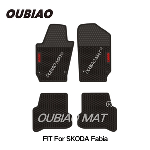 Tappetini Auto Impermeabili e Antiscivolo per Tutte le Stagioni, Set Completo di 4 Pezzi Spessore 10mm per <span class=keywords><strong>SKODA</strong></span> <span class=keywords><strong>FABIA</strong></span> - Product Image 2
