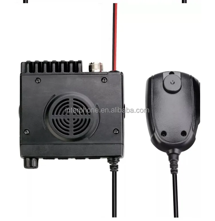 Cheap Mini Mobile Vehicle Mouted Radio Transceiver with Antenna Ham station UHF/VHF 15W For Taxi engineering/off-road SUV