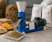 Henglu Nouvelle machine à granulés multifonctionnelle de 60 kg de capacité, moteur diesel et essence de 3 kW, pour l'alimentation des volailles, du bétail et des animaux