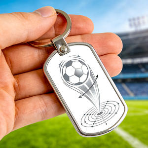 Porte-clés personnalisé pour club de fans - Gravure au laser de l'identifiant du membre et de l'année d'adhésion - Remplissage en émail de couleur d'équipe - Accessoire exclusif pour la fierté des fans - Product Image 2