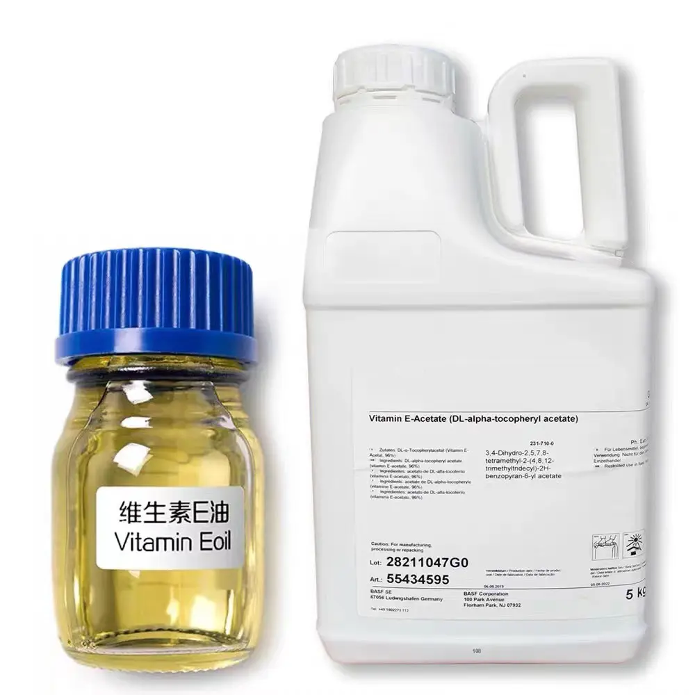 Acetato de vitamina E Acetato de tocoferilo Aceite VE Aceite de vitamina CAS No 7695-91-2 Cuidado de materias primas cosméticas para el cuidado personal de la piel CA