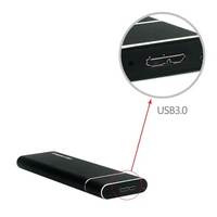 M.2 NGFF protocollo SATA a stato solido SSD con interfaccia tipo-C USB3.1 alluminio esterno Hard Disk Box Mobile SSD M.2