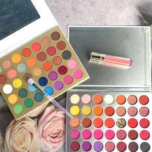Newest Customs 35 Color Eyeshadow Palette High Pigmented Vegan Cosmetics Makeup Eyeshadow Palette <strong>No</strong> <strong>Logo</strong> - Product Image 2