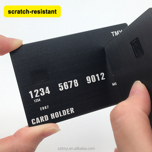 2025 Sản phẩm mới đã sẵn sàng để tàu Anodized DIY nhôm chải kim loại Kiểm soát truy cập VIP thẻ visa tín dụng cho khắc laser - Product Image 4