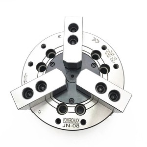Mandril Hidráulico de Tres Mordazas Chung-Shih 568101215 Pulgadas, Cuerpo Totalmente de Acero, Apto para Tornos, Estándar Taiwanés, Potencia Hidráulica Totalmente de Acero - Product Image 2