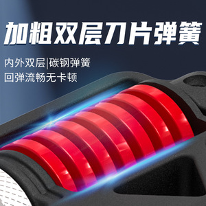 Renforceur de force de préhension réglable, entraîneur musculaire pour les bras, pour le fitness et le remodelage corporel, en acier au carbone et nylon - Product Image 3