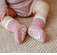 Chaussettes en tricot pour bébés, tout-petits et jeunes enfants, motif jacquard, technologie écologique, respirantes, absorbant la transpiration, en coton, logo personnalisé