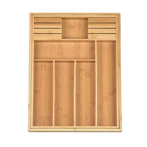 <b>Kitchen</b> and household spoon and knife <b>storage</b> <b>box</b>, bamboo and wood <b>box</b>, restaurant tableware, special drawer-style <b>storage</b> <b>box</b>, - Product Image 1
